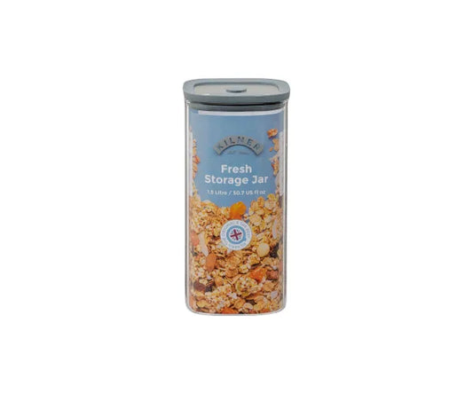 Kilner Fresh Storage Square Jar 1.5 Litre