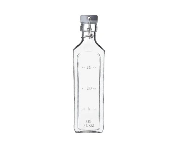 Kilner Clip Top Square Bottle 0.6L
