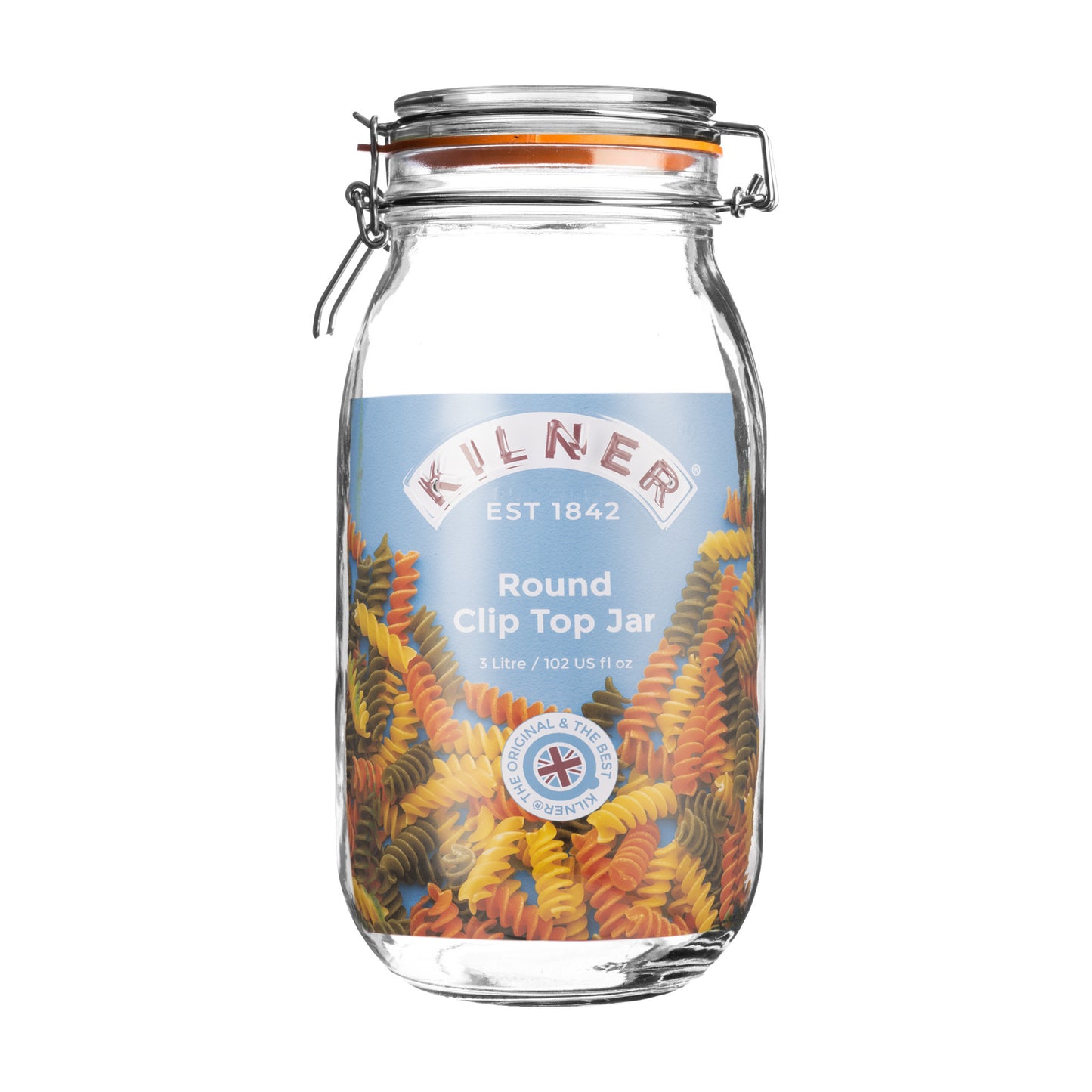 Kilner Clip Top Round Jar 3 Litre