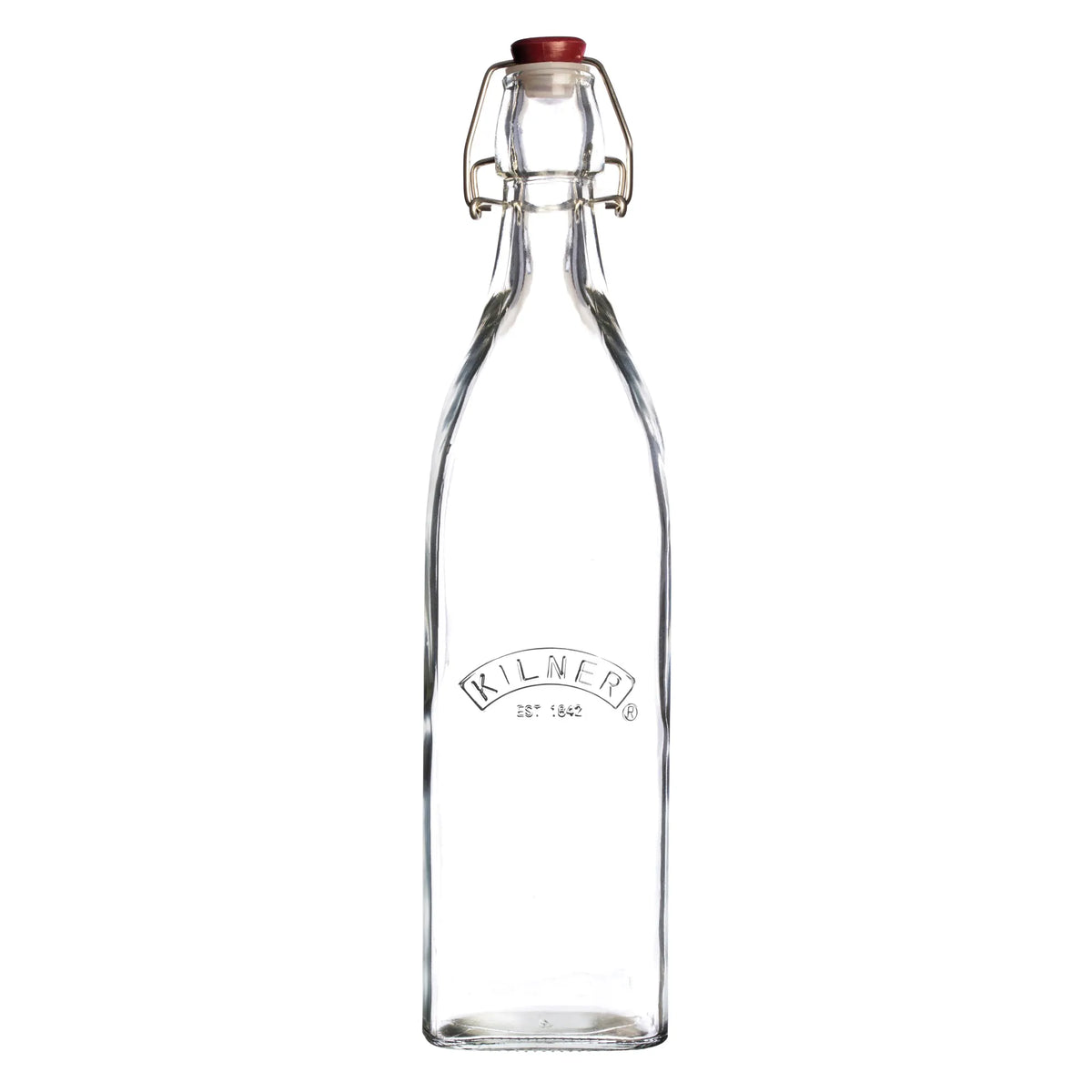 Kilner Clip Top Square Bottle 1 Litre