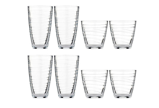Swirl Tumbler Set 8 Piece Ravenhead Essentials