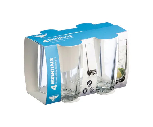 Essentials Hobnobs Sleeve Of 4 Hiballs 30cl