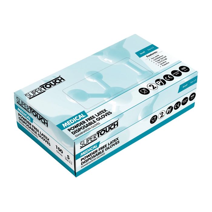 Latex Powder Free Gloves Large - Per 100