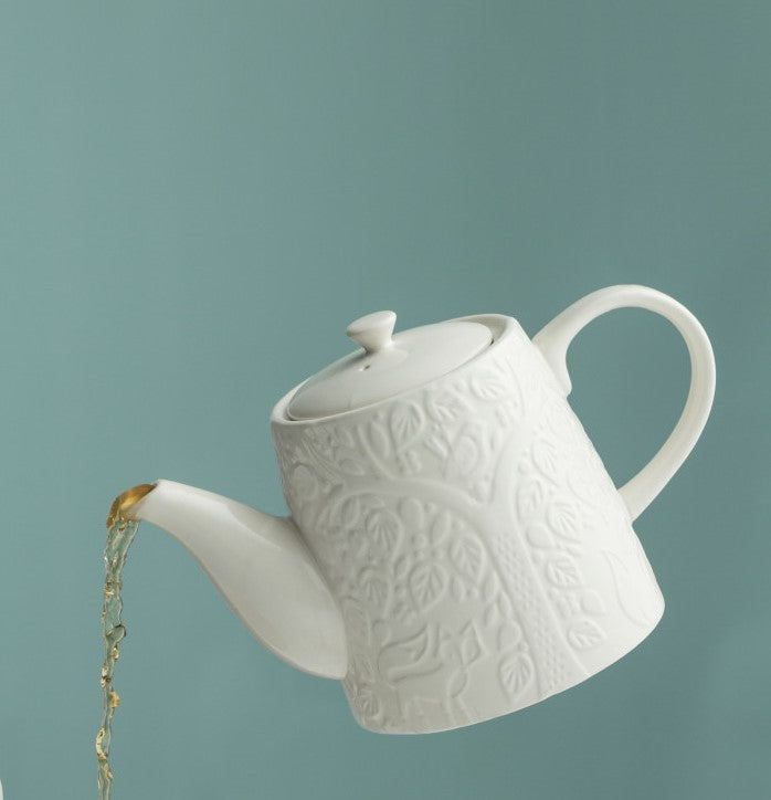 Mason Cash In The Forest Cream Teapot in  1 Litre