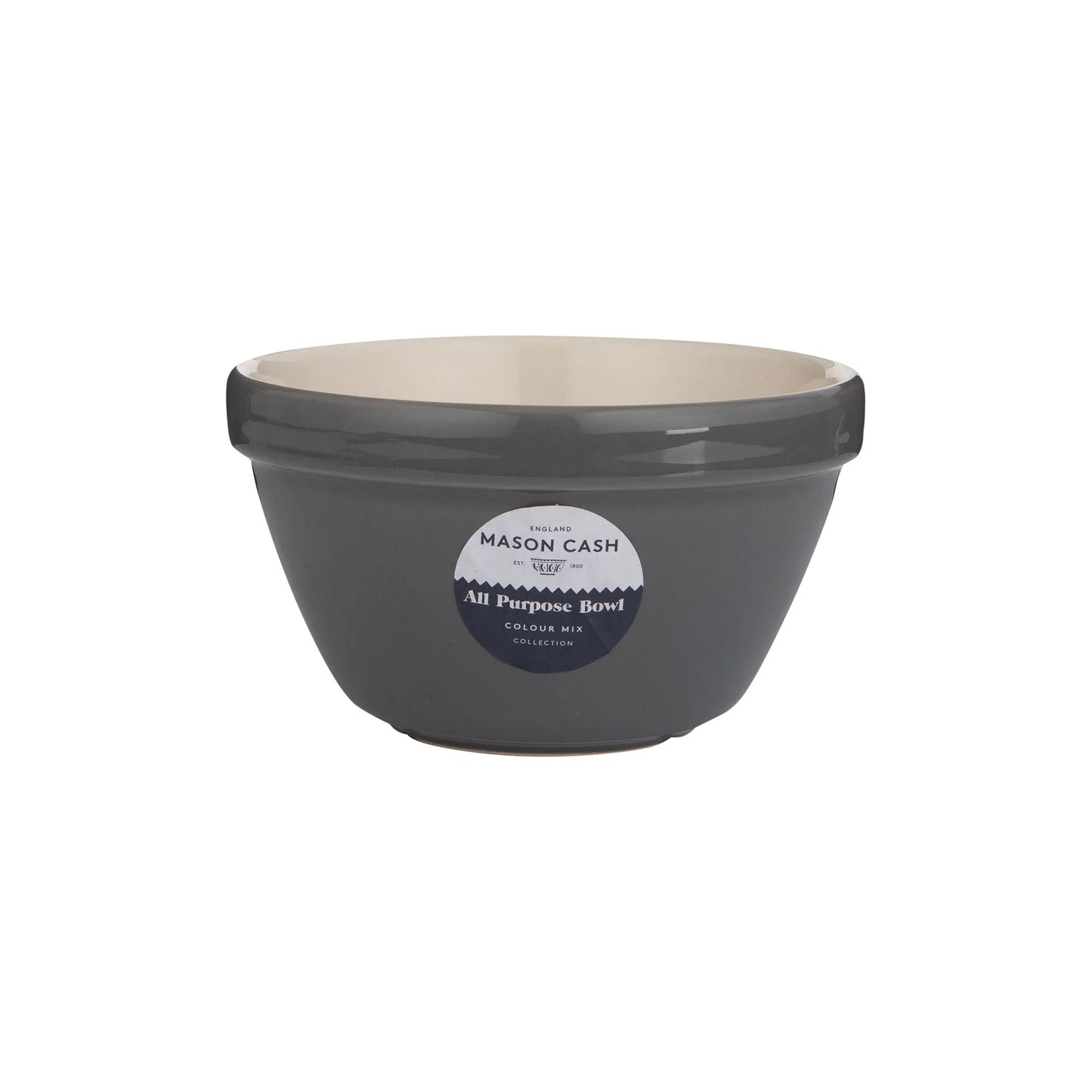 Mason Cash Colour Mix Grey Pudding Basin 16cm