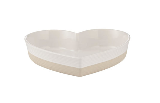 Mason Cash Rustic Charm Heart Baker 28cm