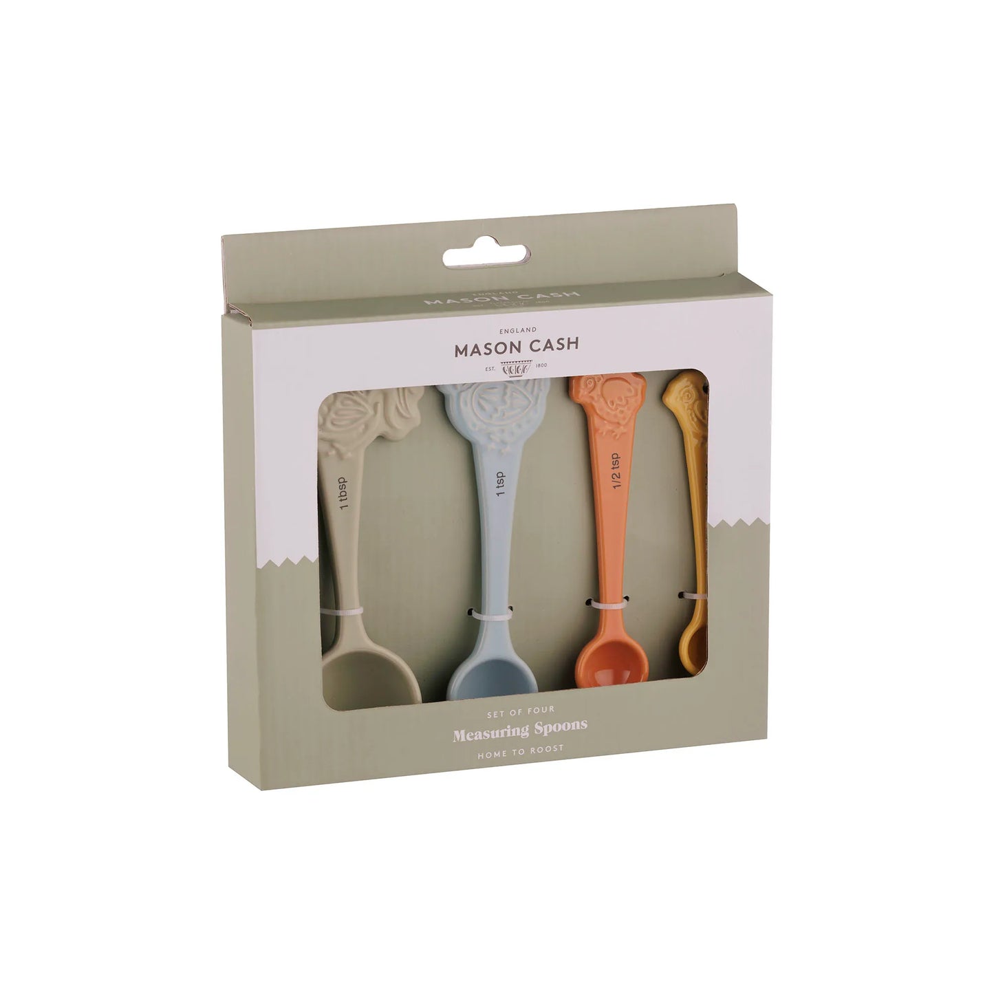 Mason Cash Home to Roost Set of 4 Measuring Spoons