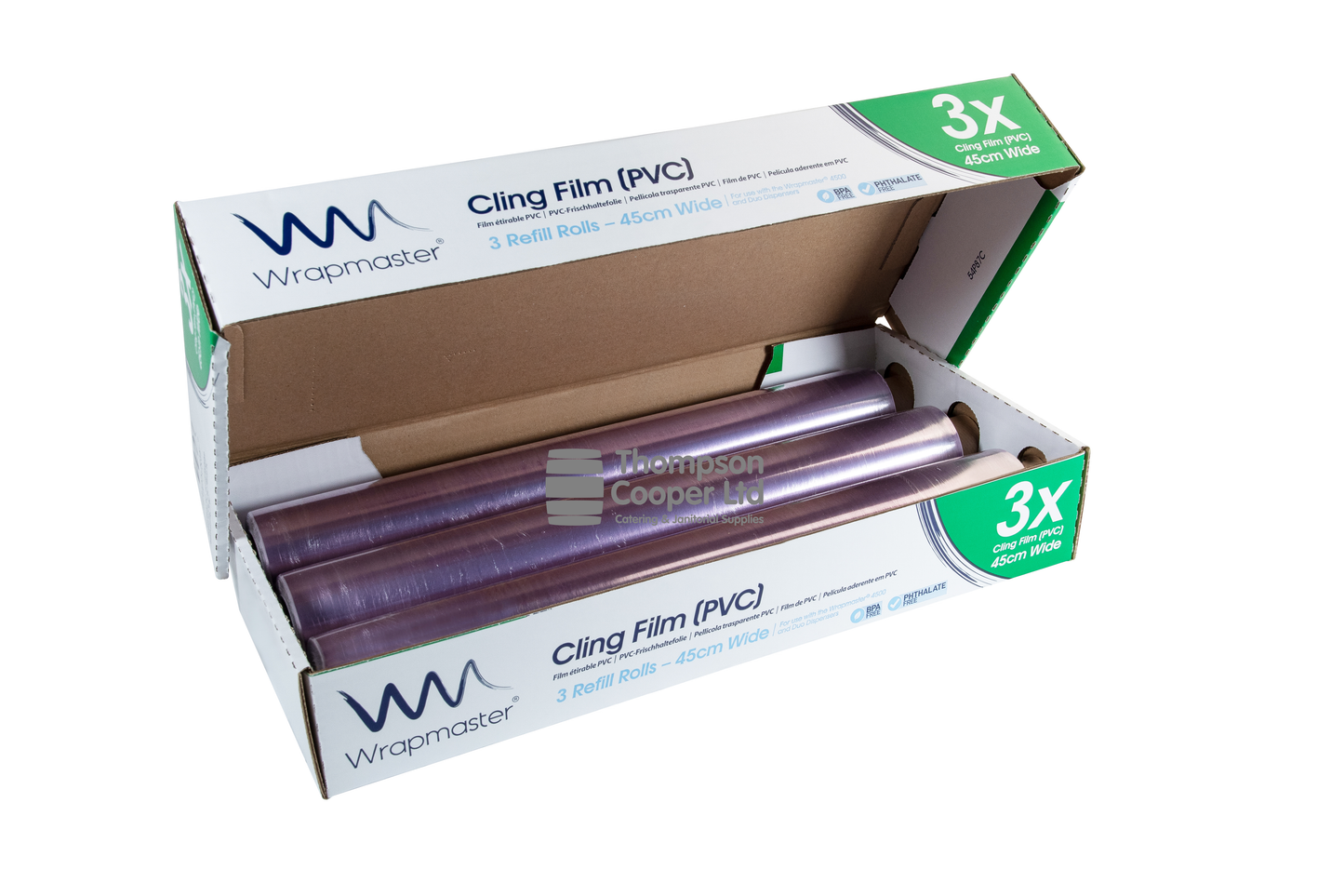 Wrapmaster 4500 18" PVC Clingfilm Refills  300m