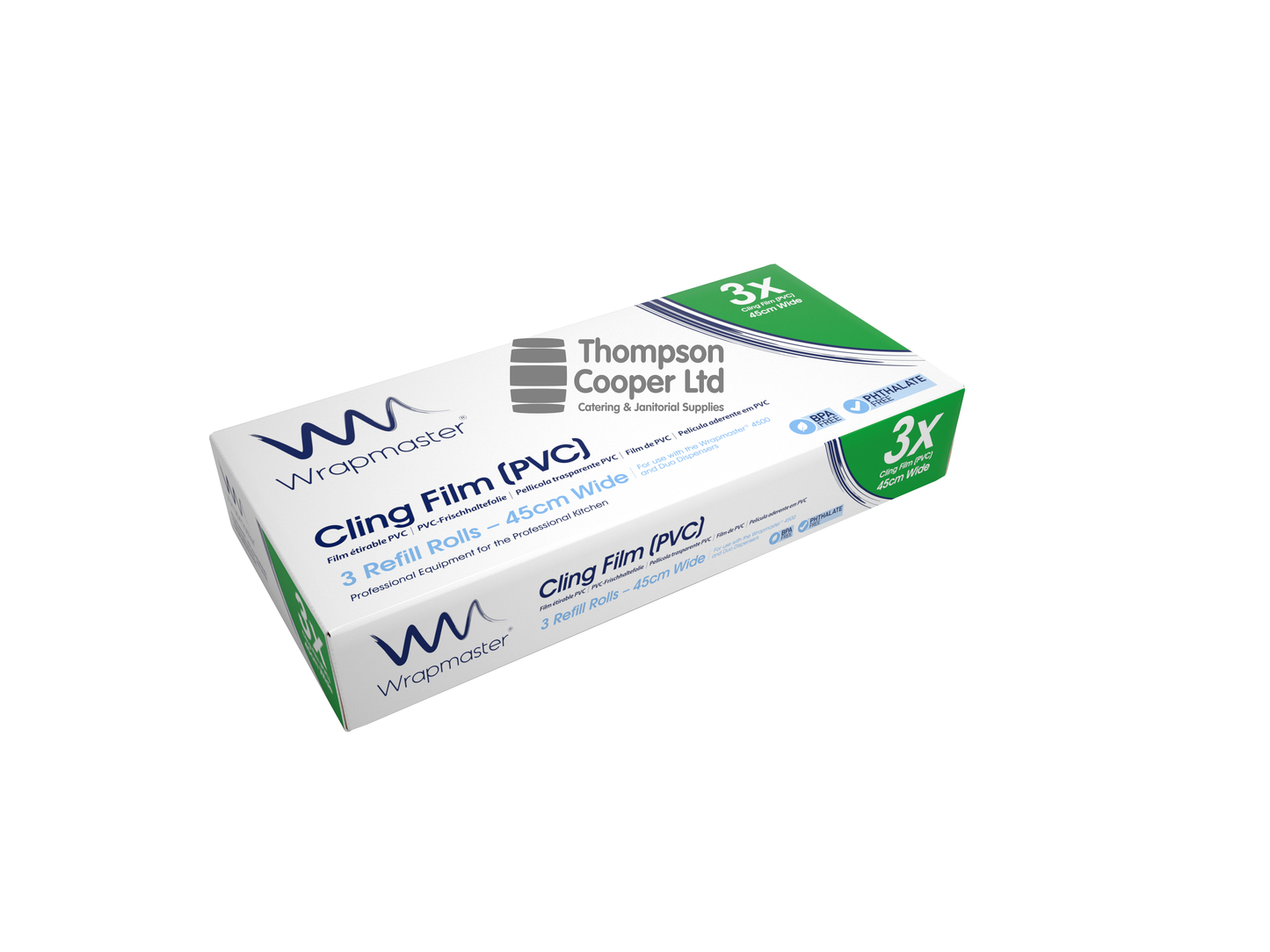 Wrapmaster 4500 18" PVC Clingfilm Refills 300m