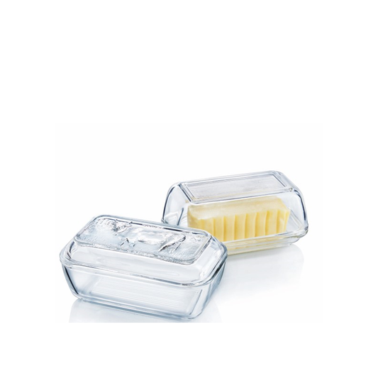 Arc Cow Glass Butter Dish
