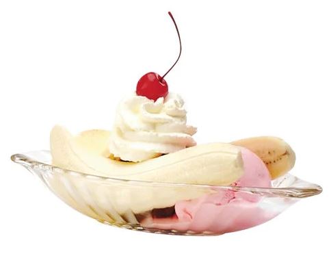 7oz Banana Split Dish Each