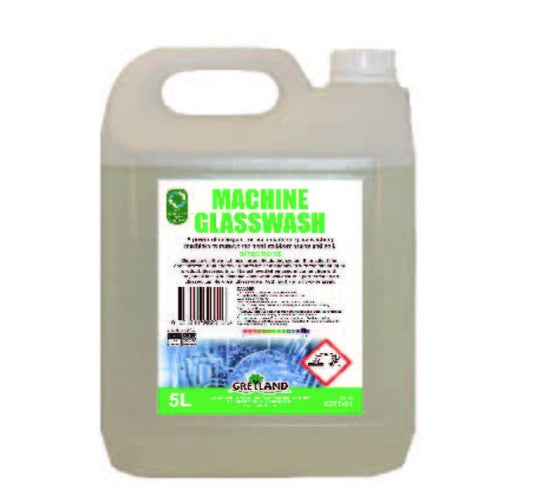 Thomco' Concentrated Machine Glasswash  Per 5 Litre
