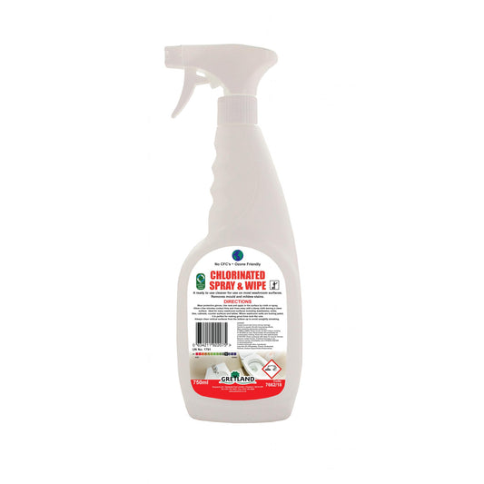 Chlorinated Spray + Wipe (With Bleach) 6x750ml