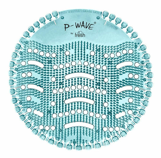 P-WAVE Slant6 Urinal Screen Ocean Mist Each