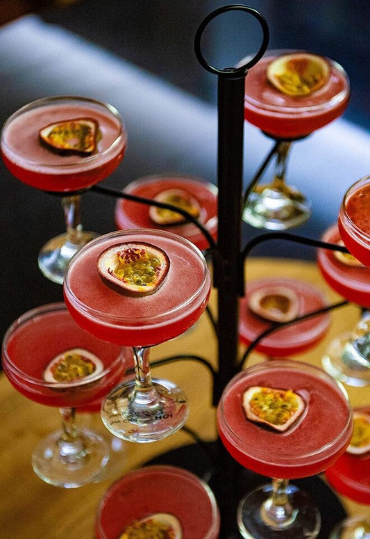 Cocktail Glass Tree Display Perfect for Serving Cocktails or Champagne 12 Glass