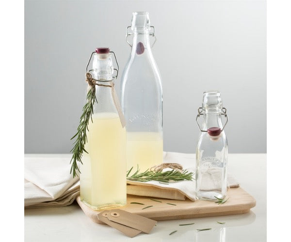 Kilner Clip Top Square Bottle 0.25L