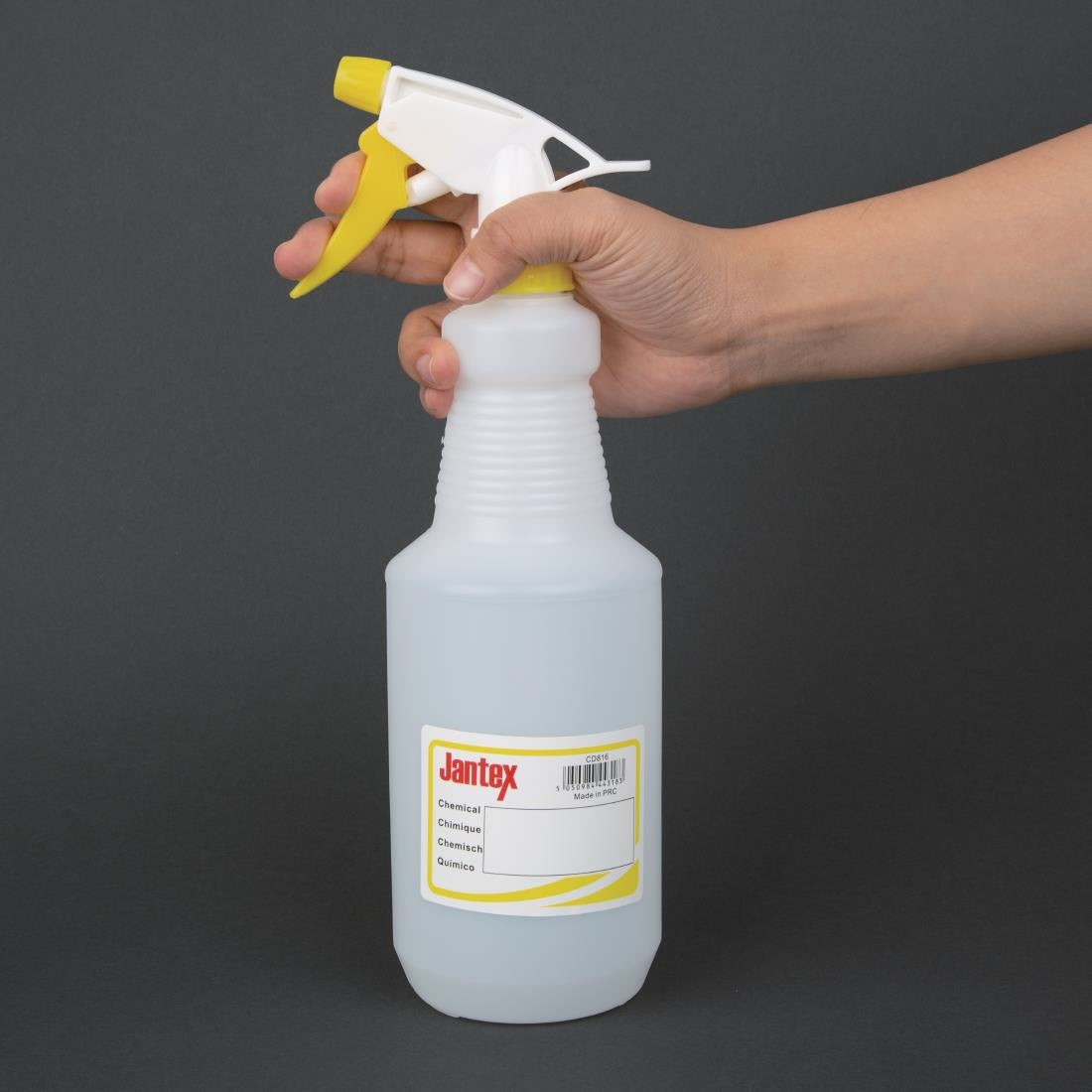 Jantex Colour Coded Spray Bottles Yellow 750ml