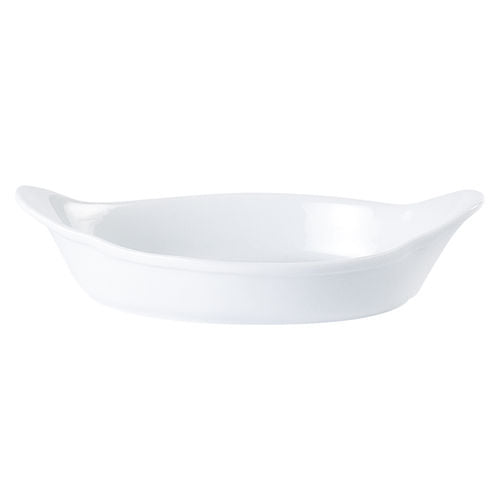 Porcelite 12.5"/32cm Oval Eared Dishes Per 6
