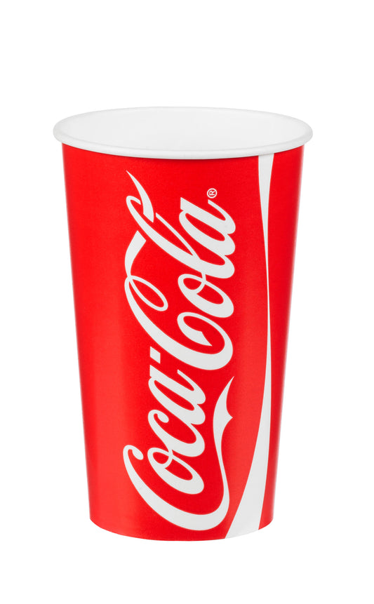 16oz Coca Cola Paper Cups