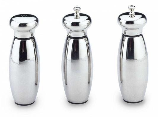 Satin Peppermill/Salt Shaker Per Pair