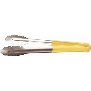 YELLOW 12" Serving Tongs Each