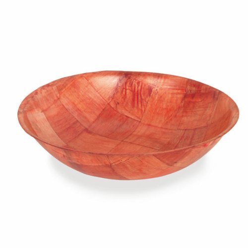 6" Round Woven Wood Bowls Per 12