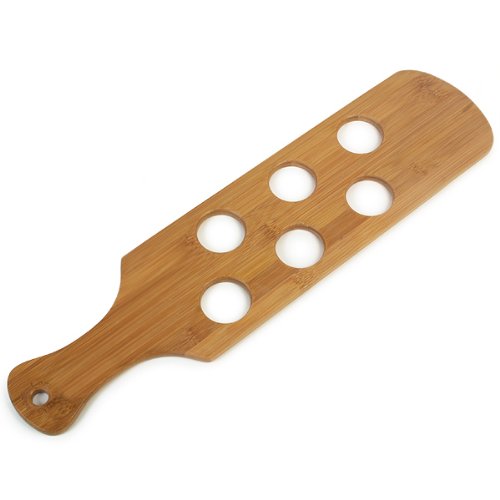 Bamboo Shot Paddle to Hold 6 Shots