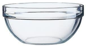 3.5"/9cm  Clear Stacking Bowls Each