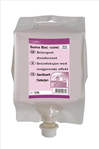 D10 Suma Bactericidal-Concentrate Cleaner And Sanitiser Pouch Per 1.5ltr