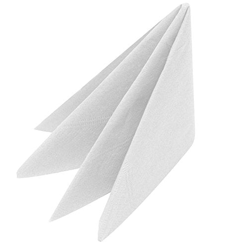 40cm 3Ply White Serviettes Per 100
