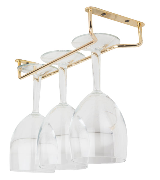 16" Brass Glass Hanger