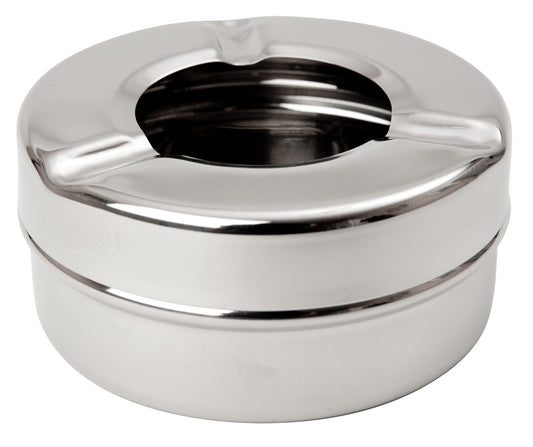3 1/2" stainless steel windproof ashtray per 24
