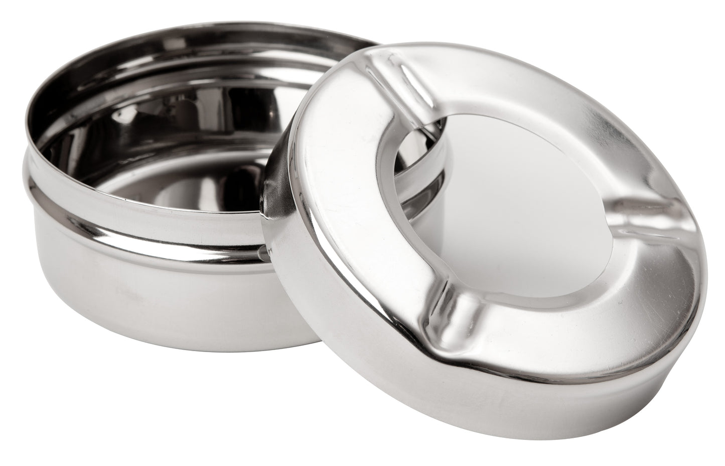 3 1/2" stainless steel windproof ashtray