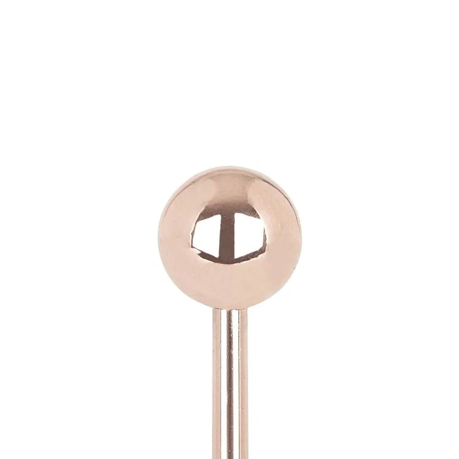Beaumont Copper Plated Ball Cocktail Garnish Picks (Pack of 10)