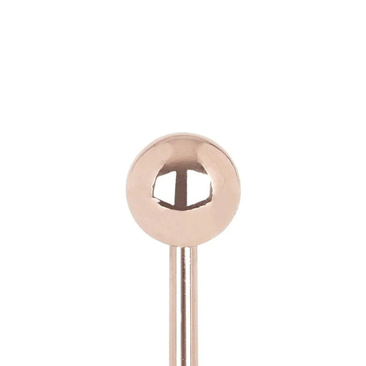 Beaumont Copper Plated Ball Cocktail Garnish Picks (Pack of 10)
