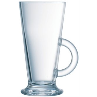 10oz/29cl Latino Latte Glasses Toughened
