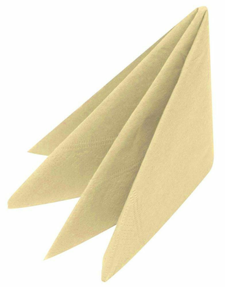 33cm 2Ply Buttermilk Serviettes