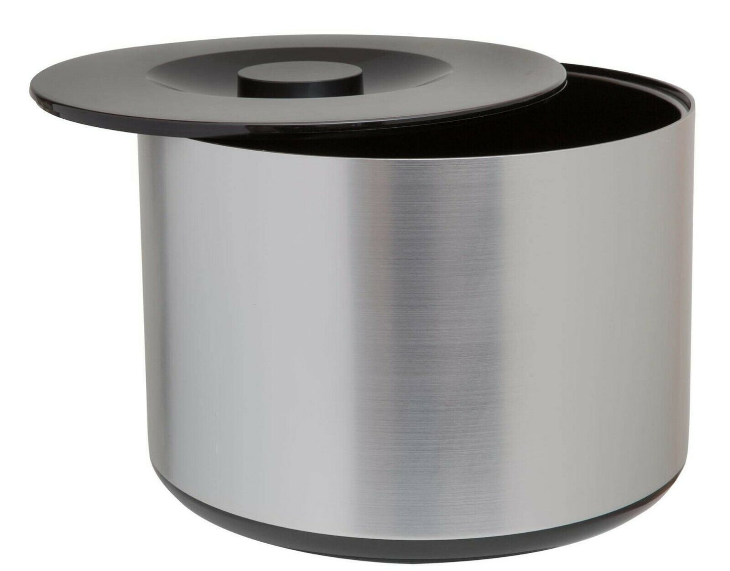 10Ltr Plastic Ice Bucket Brushed aluminium effect