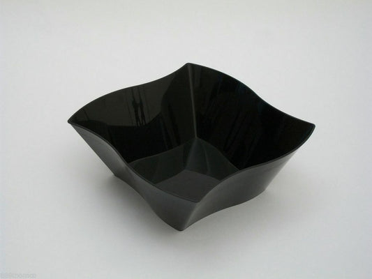 Black Rigid Plastic Bowls