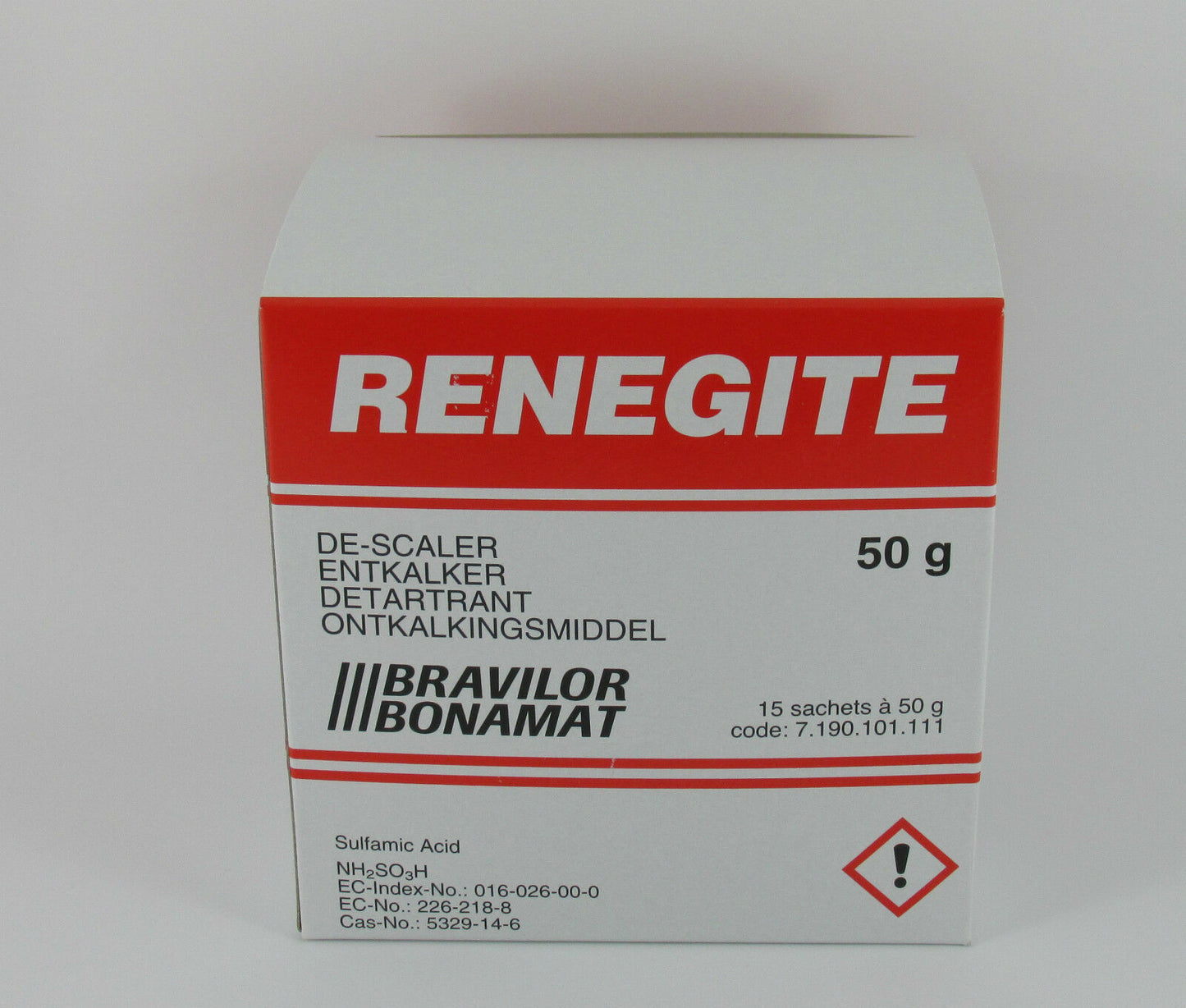 Bravilor Renegite 15 x 50gm Sachets