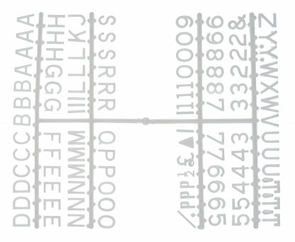 18" x 24" Peg Board & 660 white 1/2" set