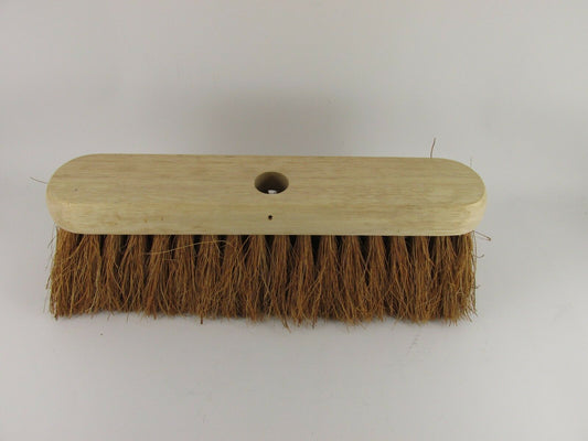 12" Natural Coco Broom Head