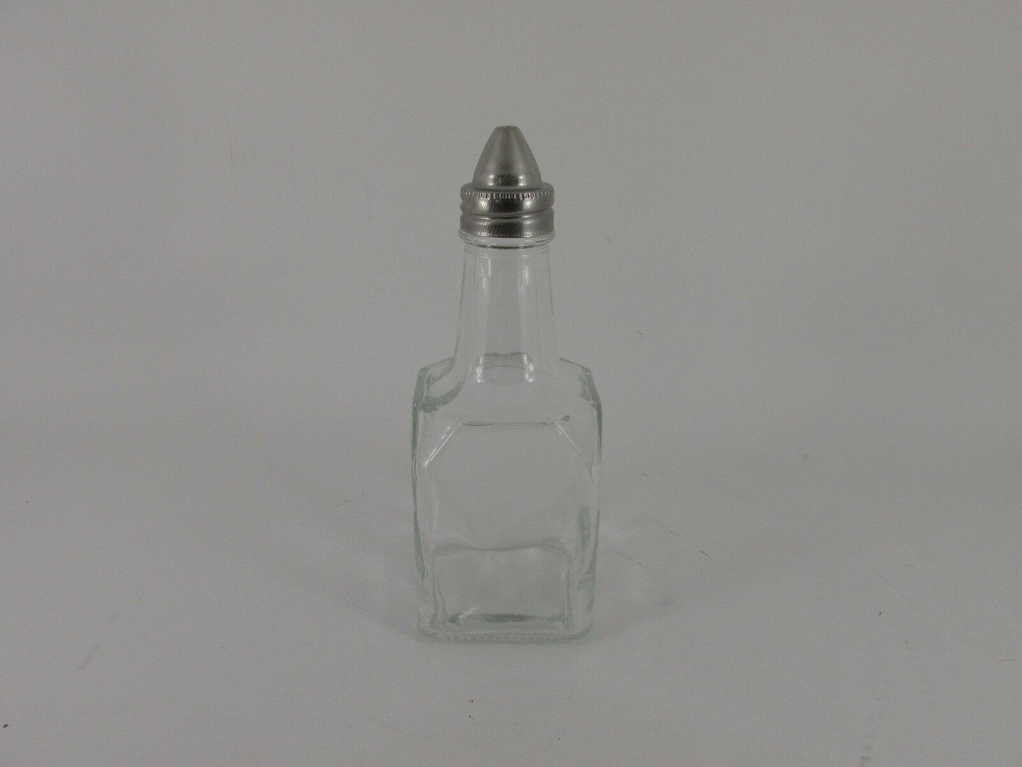 Glass Vinegar Bottle With A Stainless Steel Top Each