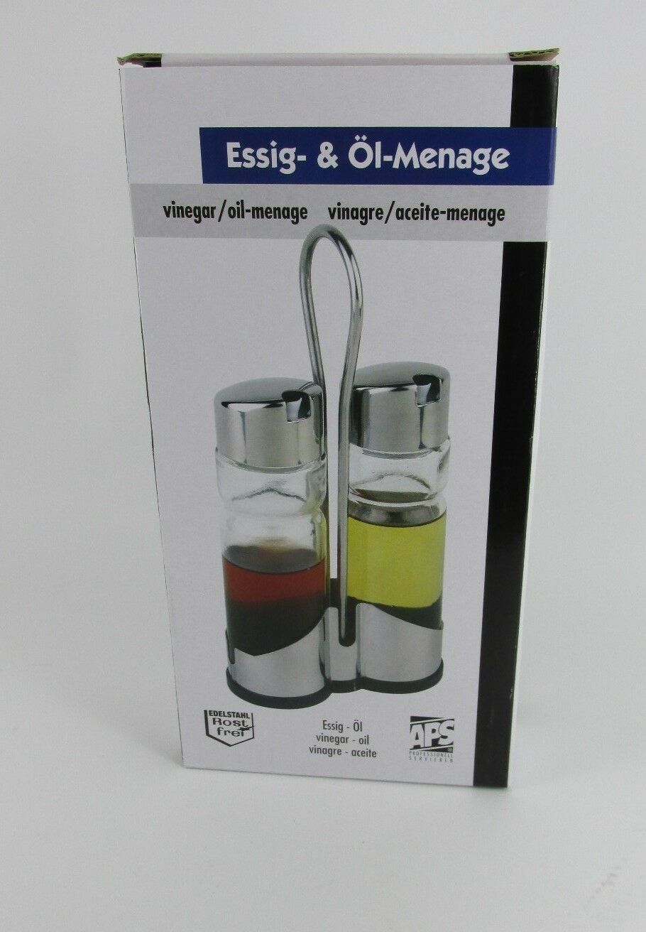 Oil/Vinegar Set & Stand each