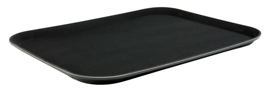 14x18" Black Non Slip Rectangular Tray