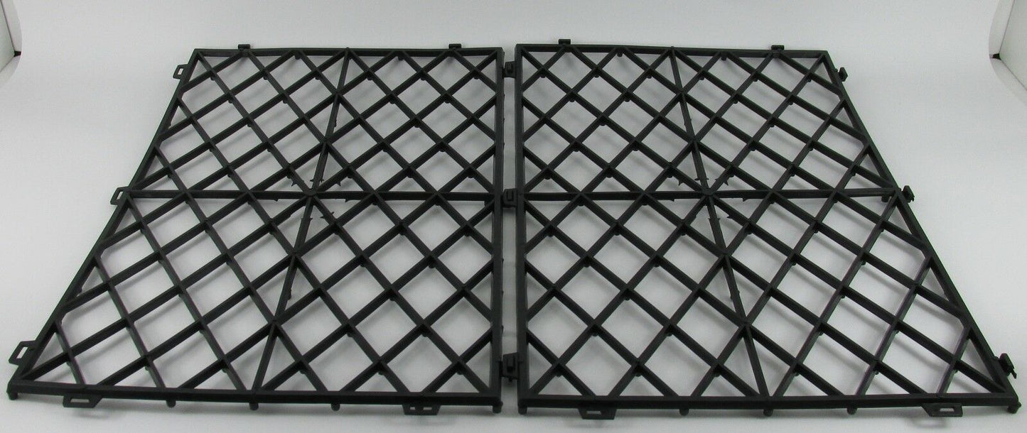 12x8" Black Plastic Bar Shelf Mats per 50
