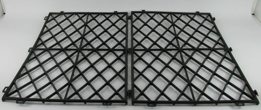 12x8" Black Plastic Shelf Mats