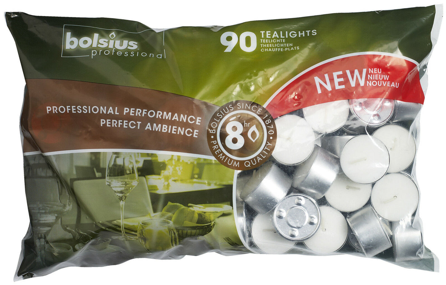 8hr Professional Tea Lights Per 90