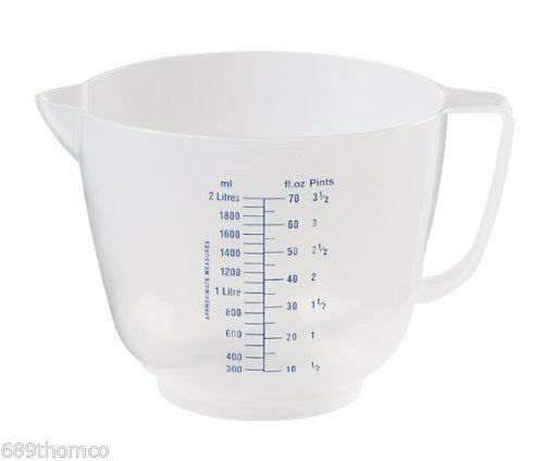 3 Pt/2 Ltr Plastic Mixing Jug Each