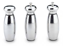 Inspire Pepper Mills &amp; Salt Shaker MIRROR 18cm